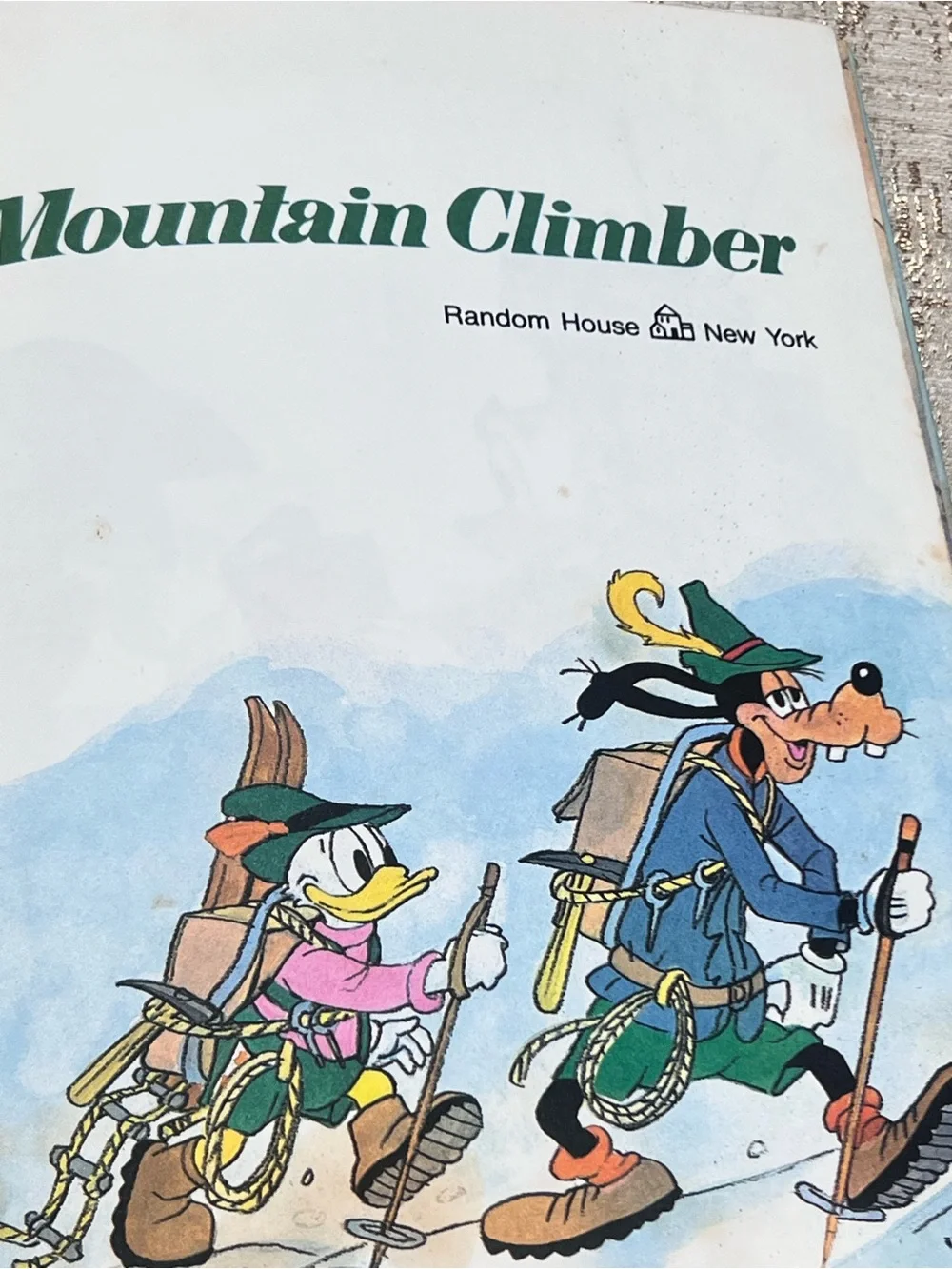 Walt Disney Donald Duck: Mountain Climber Book